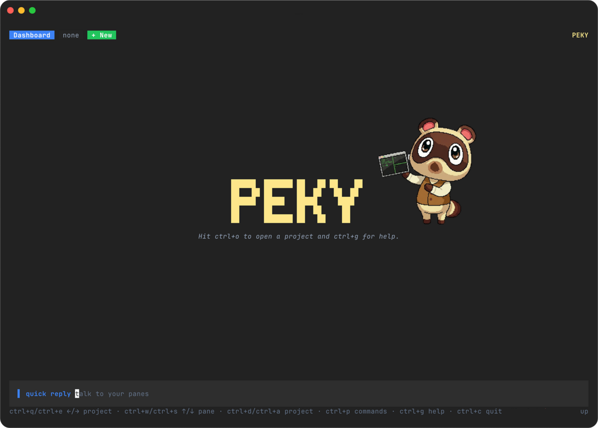 peky — All your terminal AI agents, just one app